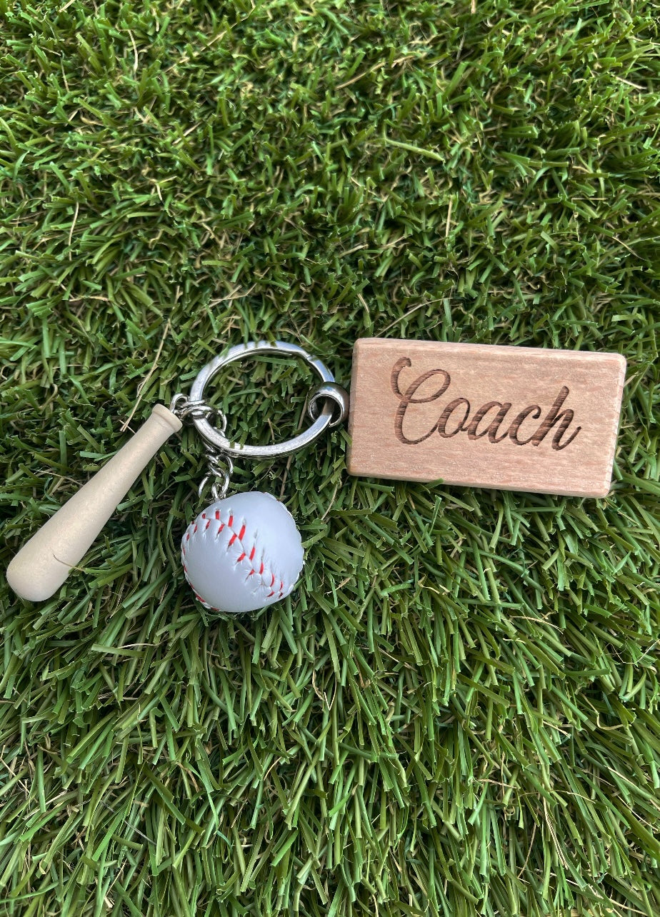 Baseball Keychain