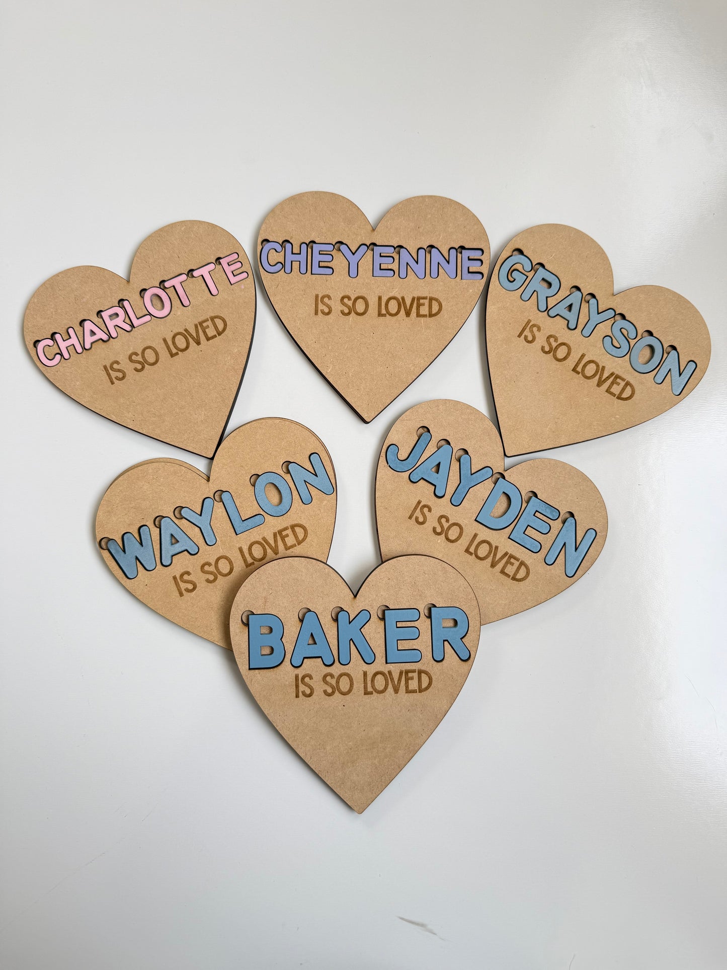 Personalized Valentine name Heart Puzzle