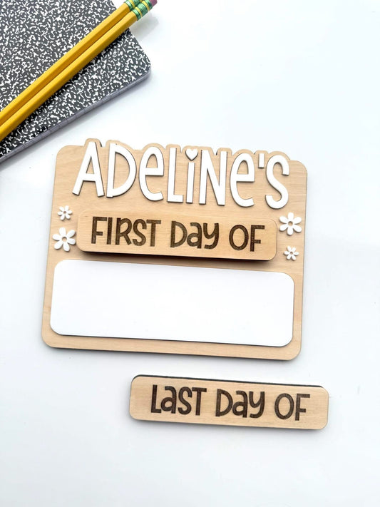 First Day of School Sign