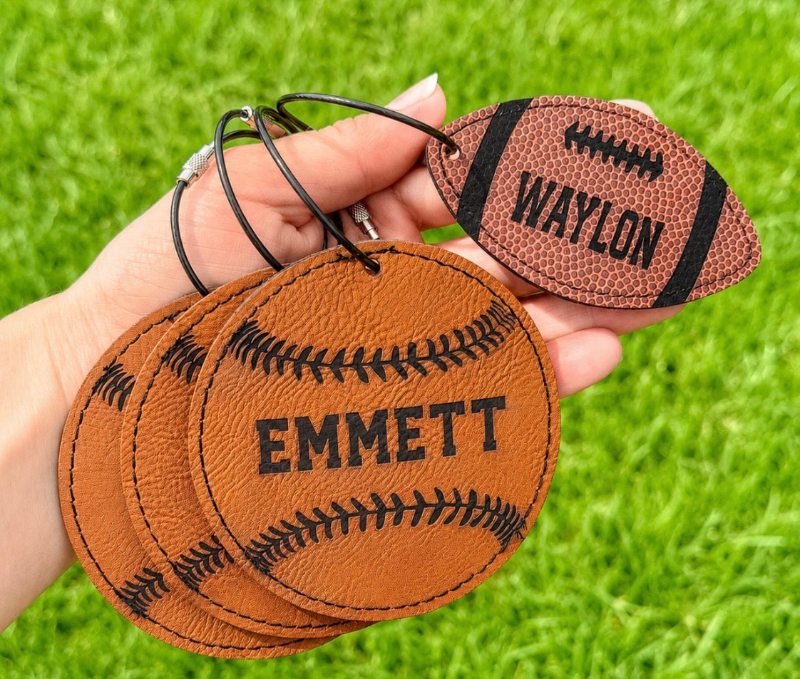 Personalized Baseball Tag