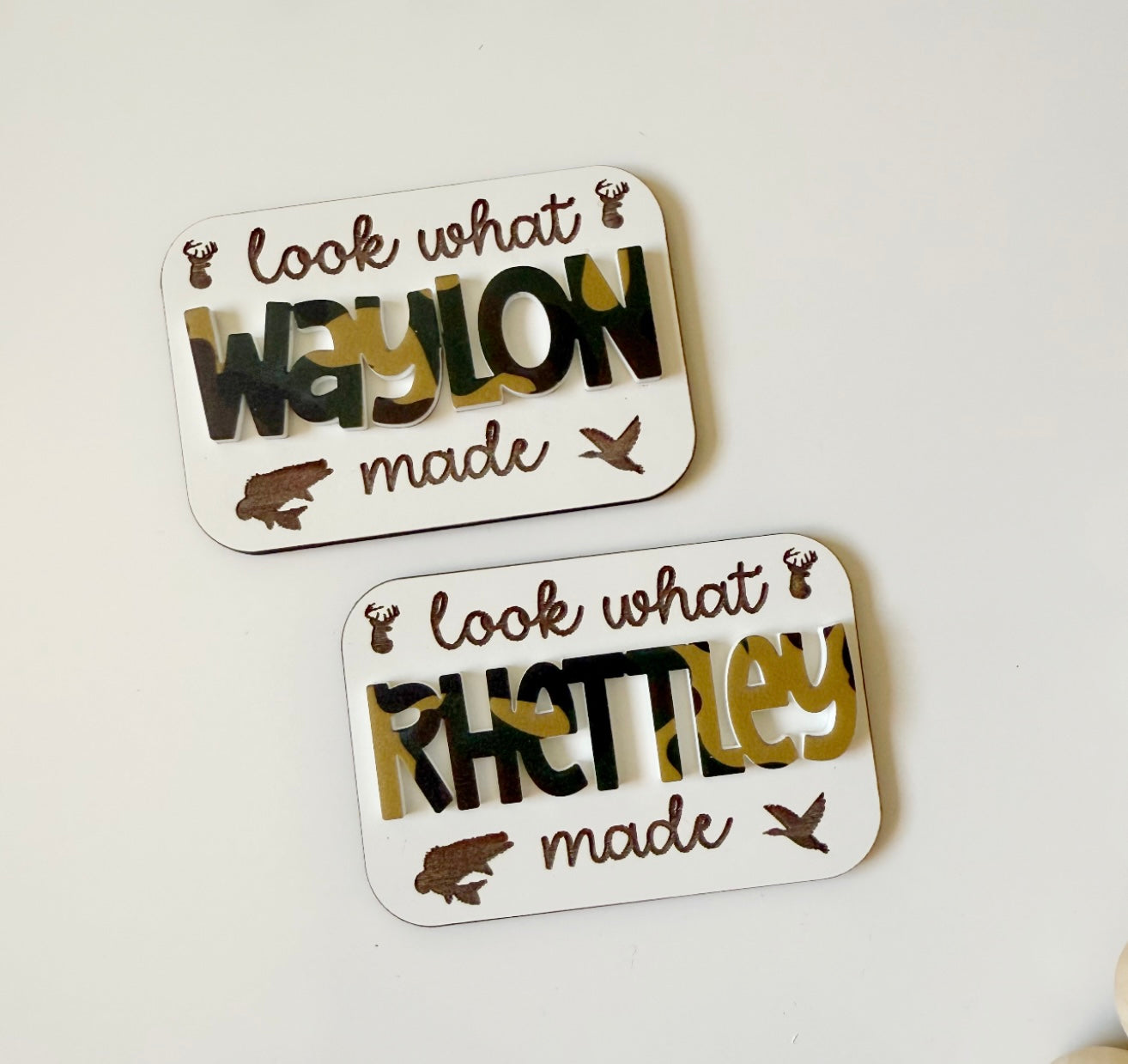 Camouflage Look What I made Magnet