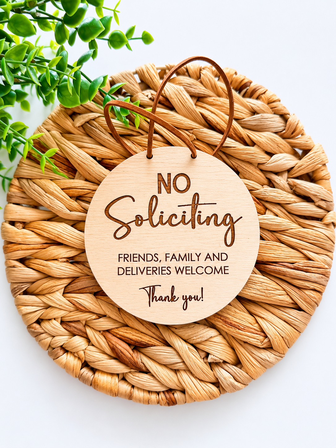 No soliciting Sign