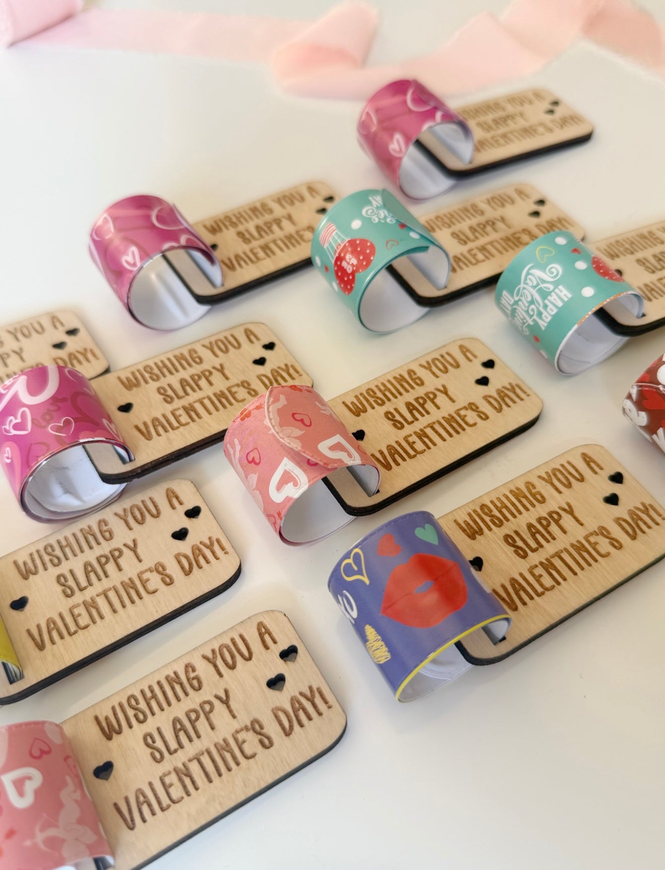 Slap Bracelets Valentine Favor