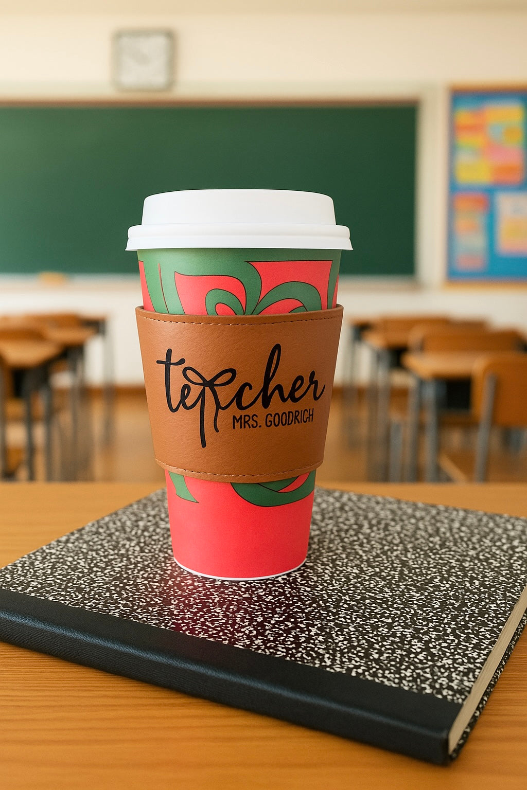 Coffee Sleeve- Teacher Personalized