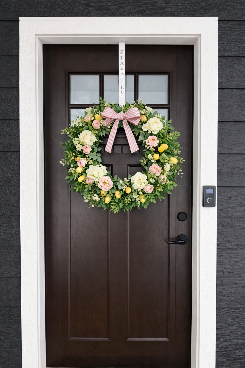 Personalized Wreath Hanger