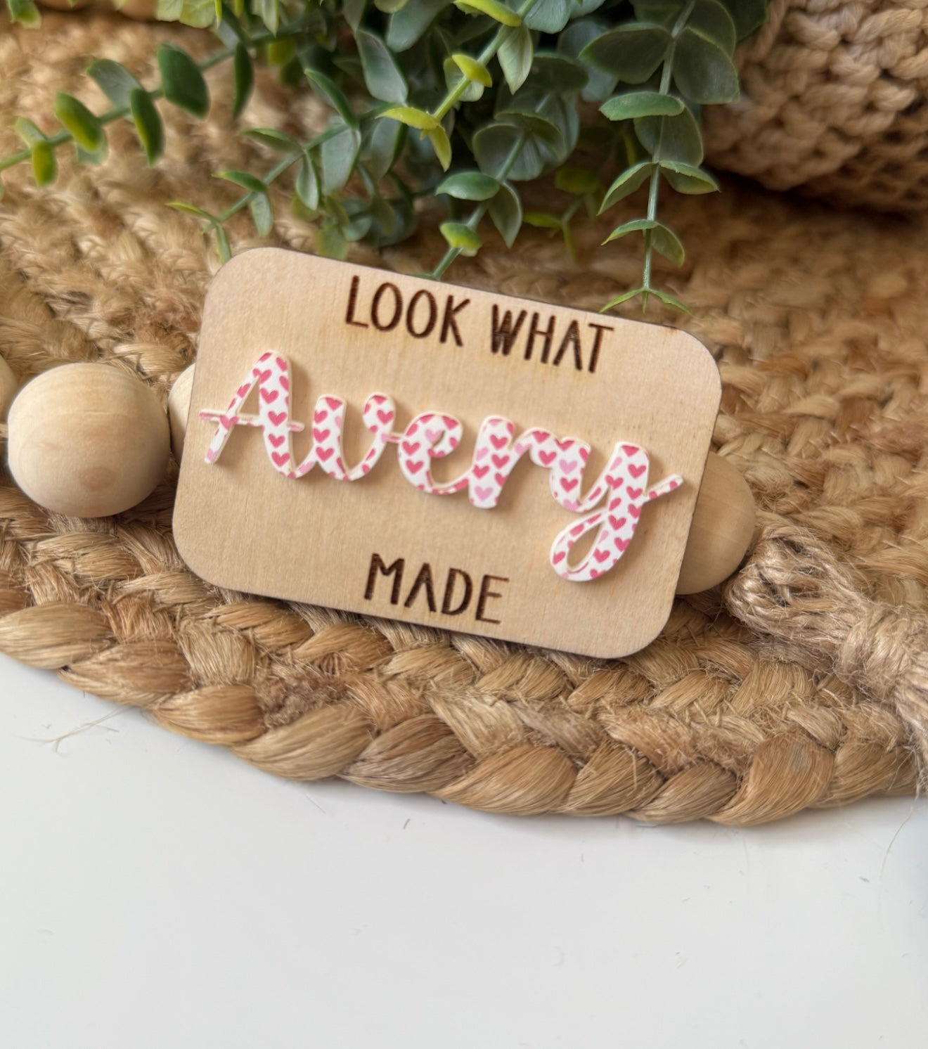 Personalized look what I made magnet