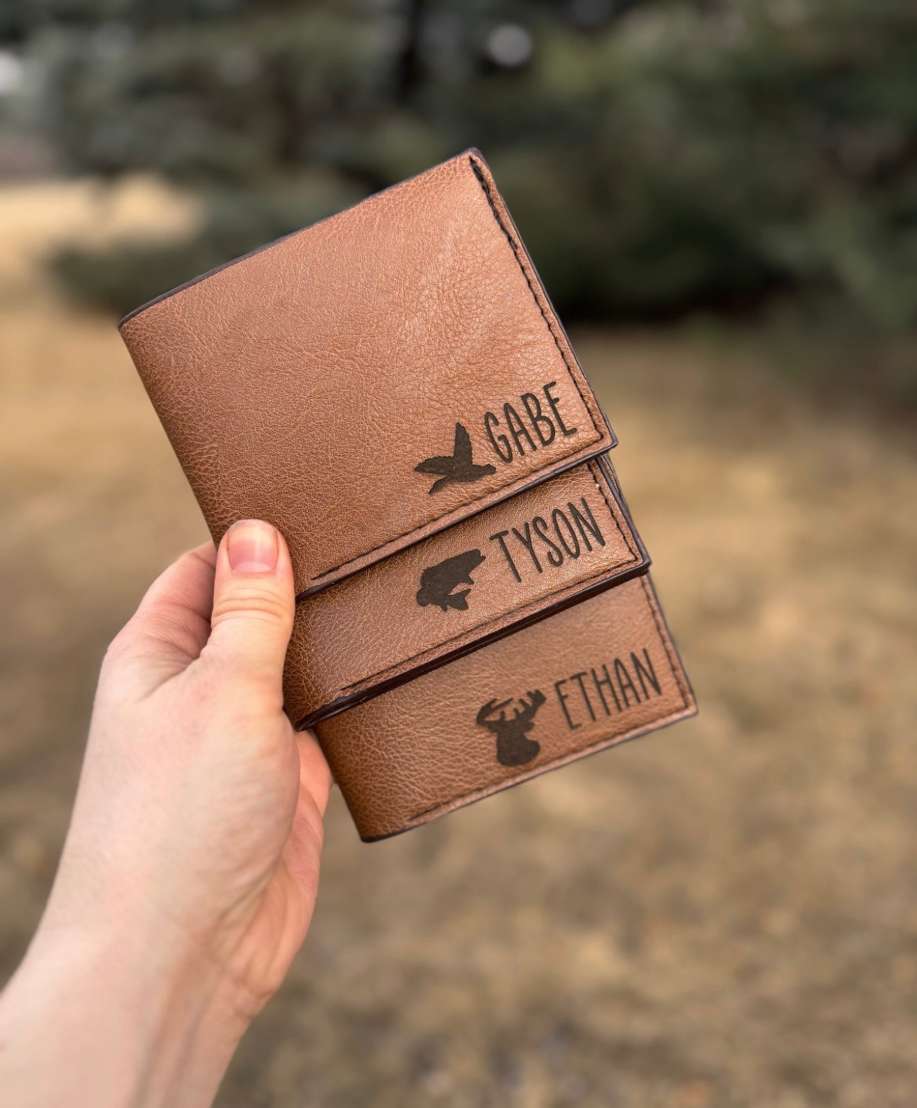 Duck, Deer, & Fish Theme Wallet