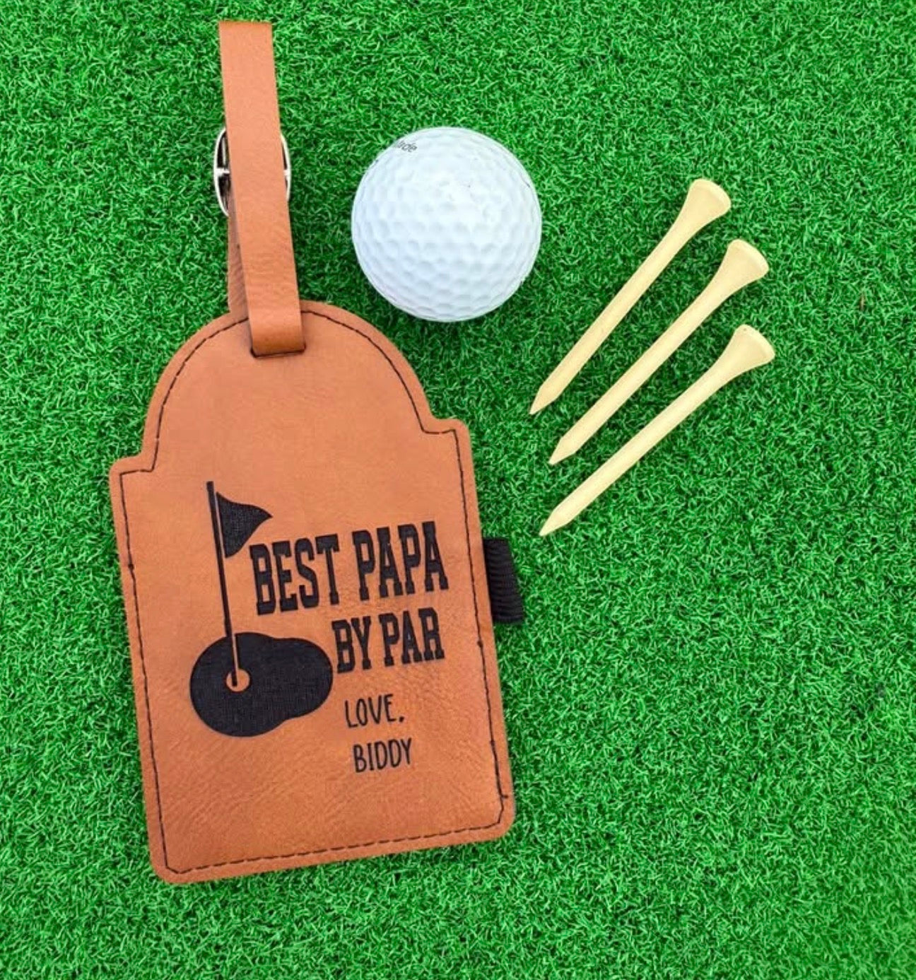 Personalized Golf Tag with Tees