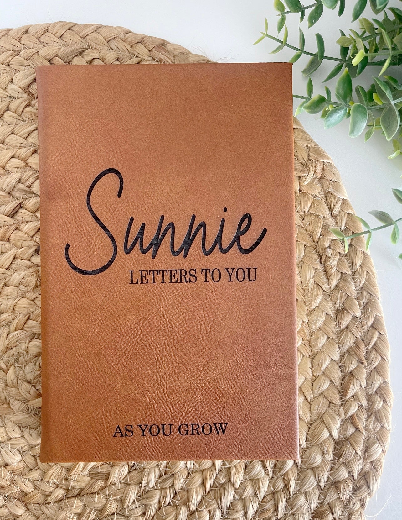 Letters to you as you grow, Personalized Lined Notebook