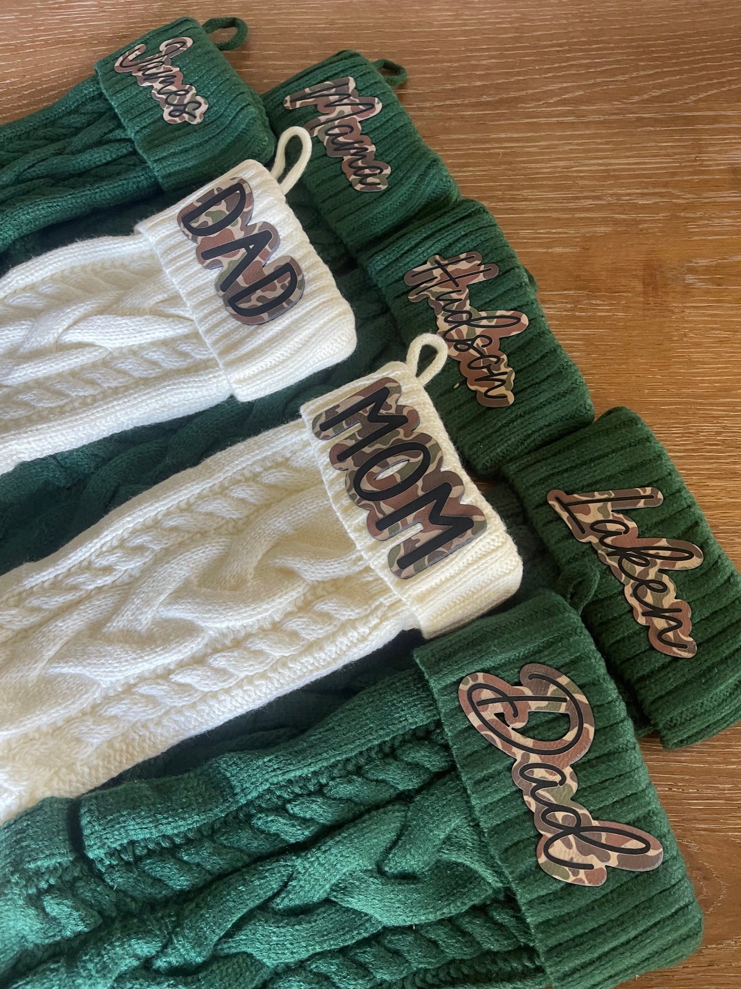 Camouflage Christmas Stockings