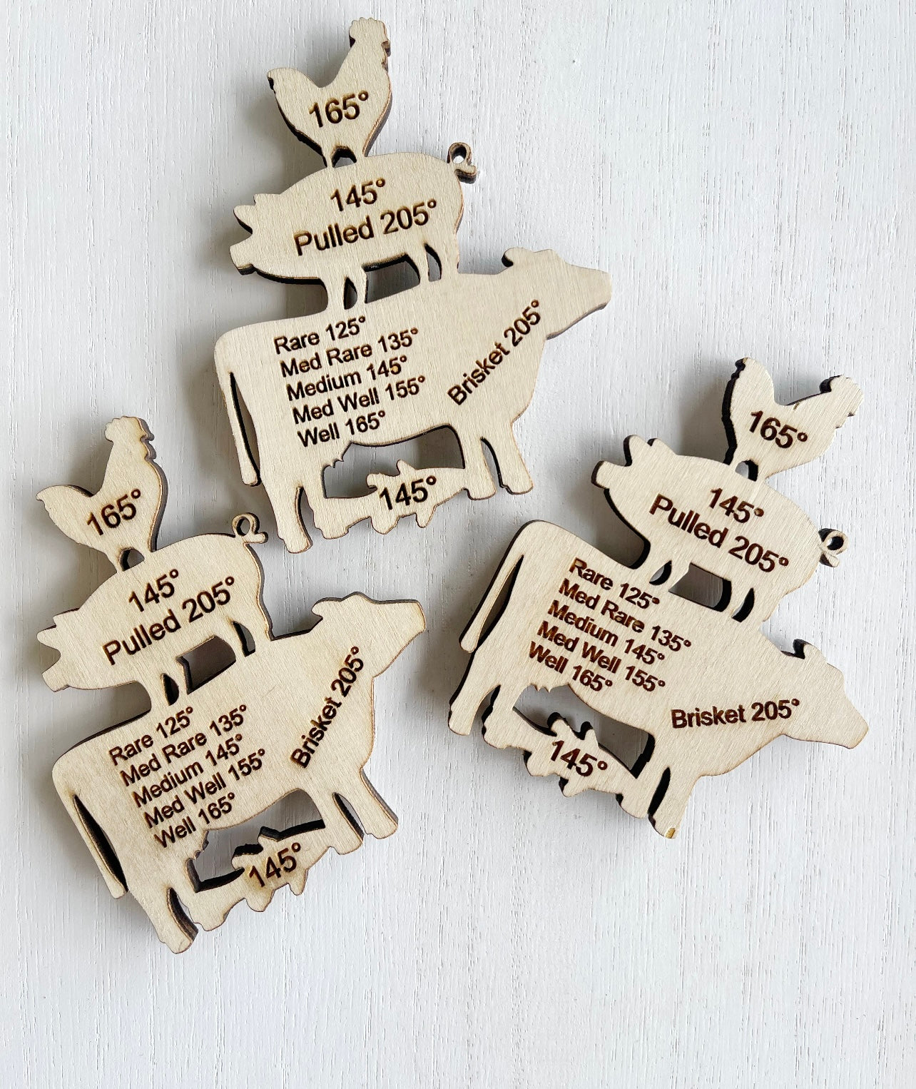 Meat Temperature Guide Magnet