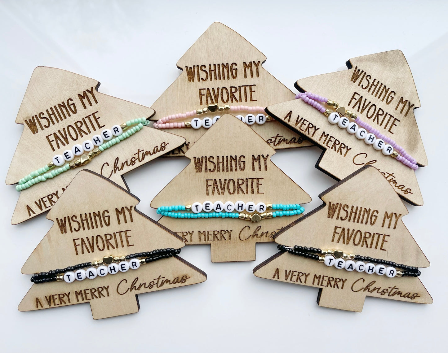 Wishing my favorite teacher bracelet gift