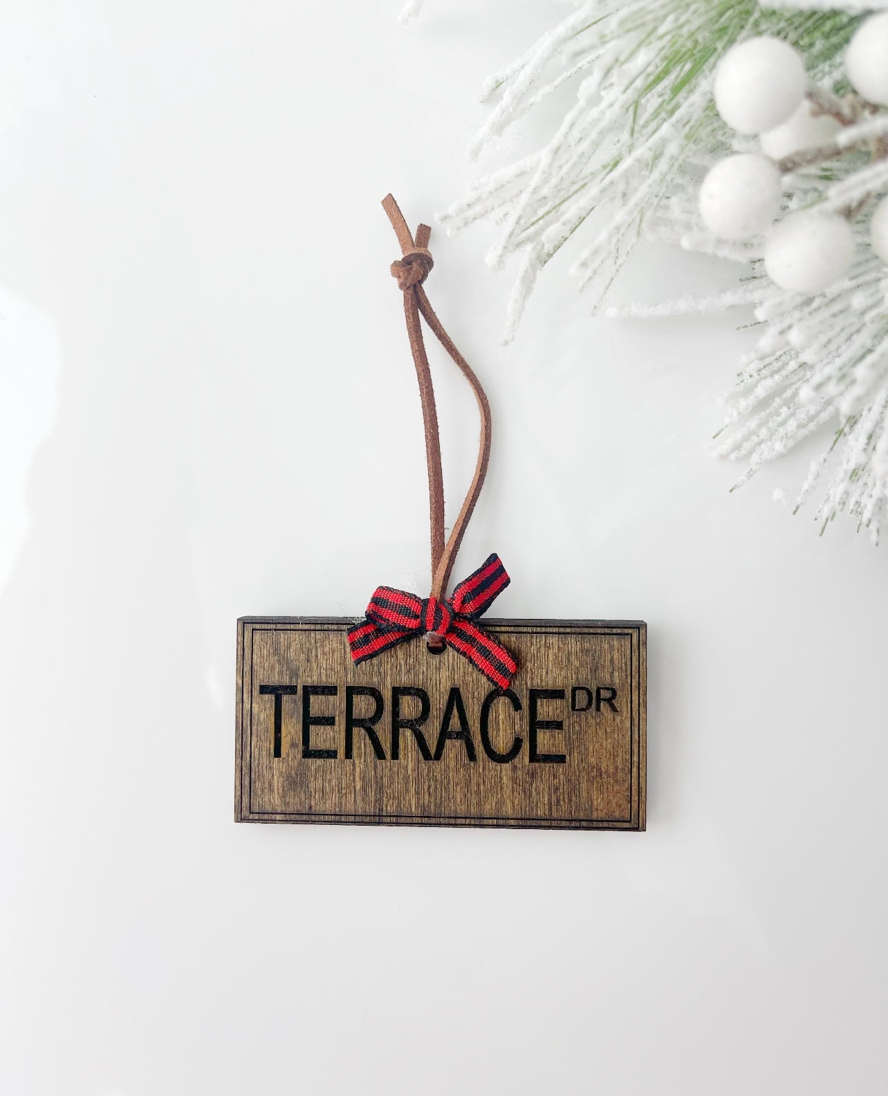 Custom Street Name Ornament