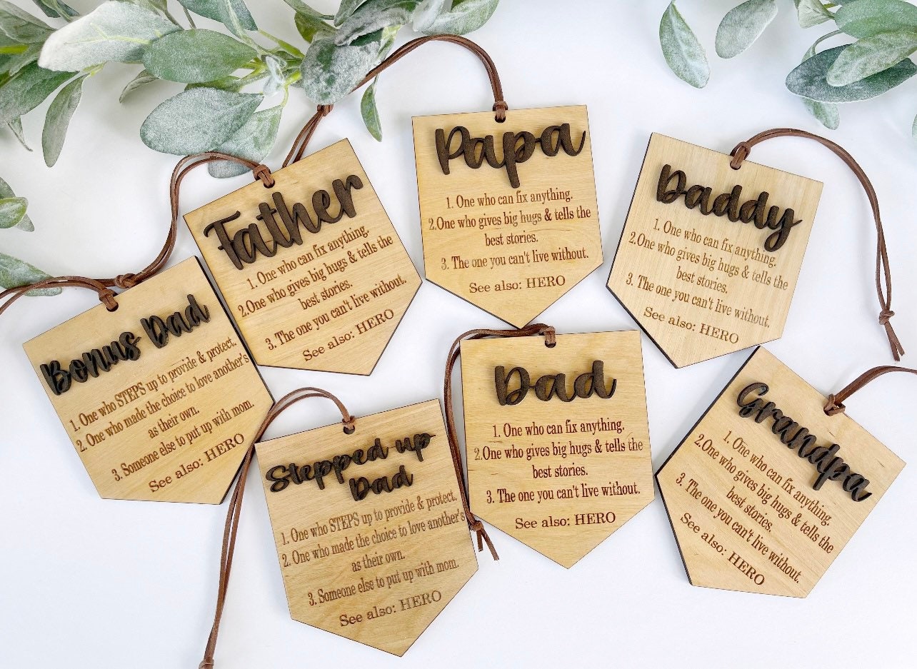 Dad Gift, Wood Fathers Day Gift, Dad Birthday Gift, Dad Fathers