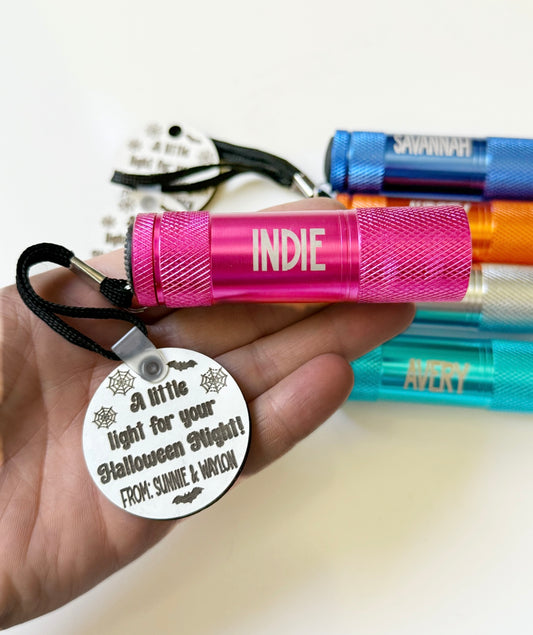 Personalized Flashlight & Tag