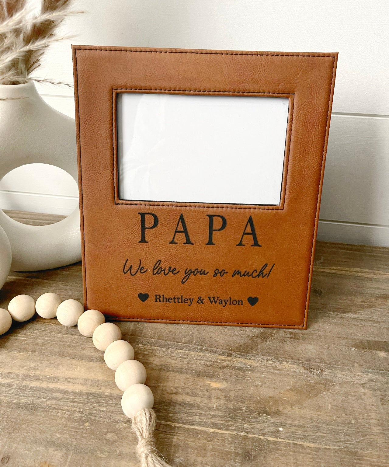 Leatherette Photo Frame