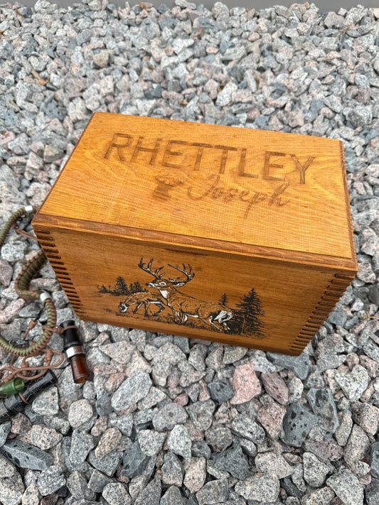 Large Wooden Ammo Box
