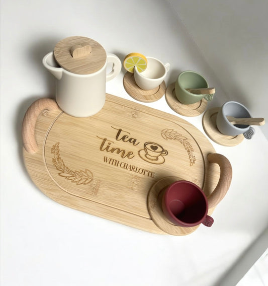 Tea Time Personalized Tray