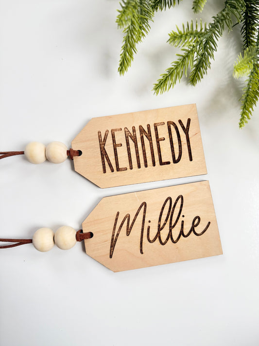 Personalized Christmas Tags