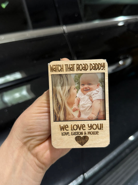 Wooden Car Visor Clip