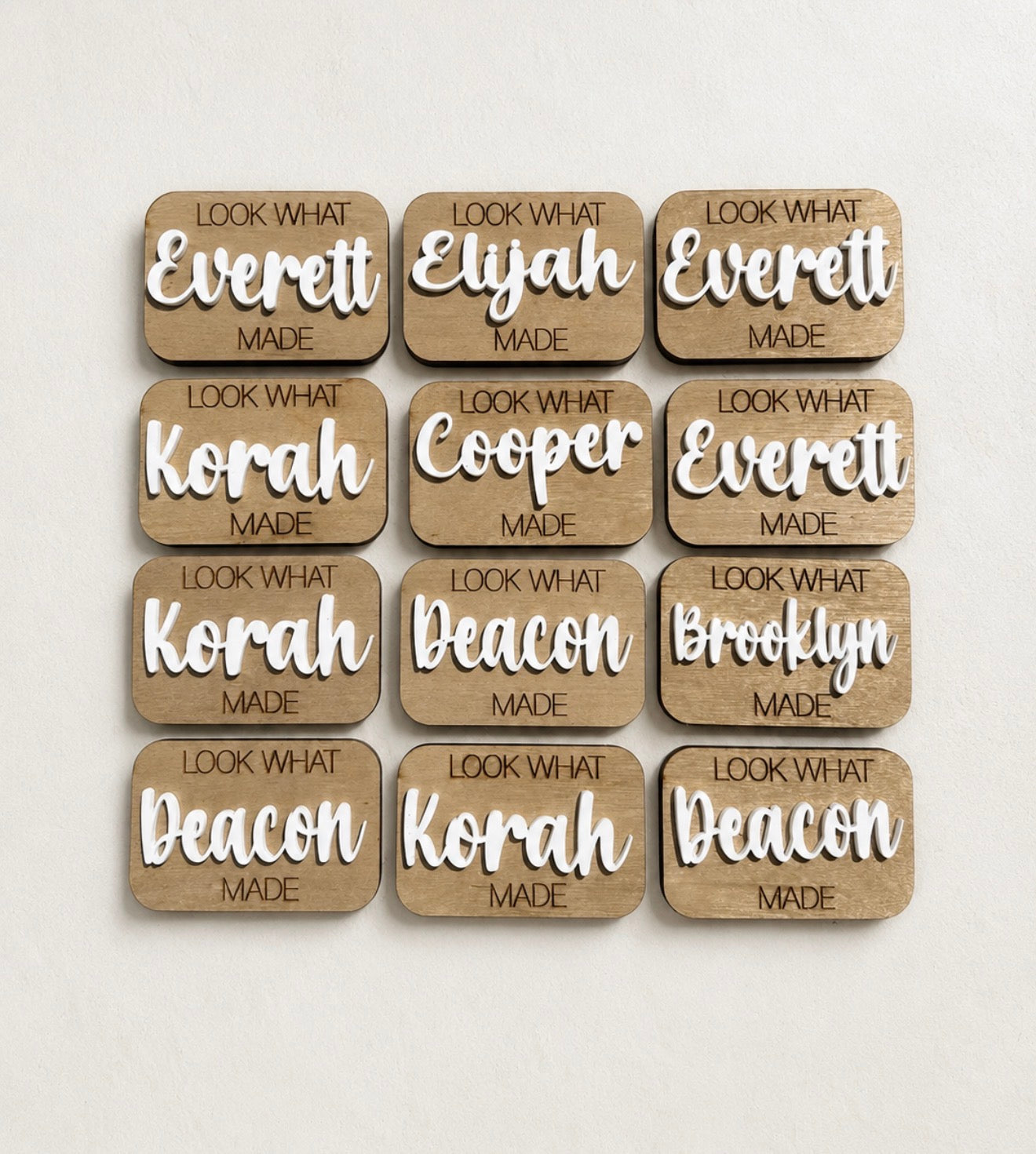 Look what I made magnet, personalized magnet