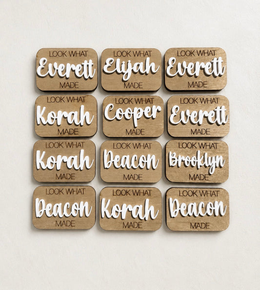 Look what I made magnet, personalized magnet