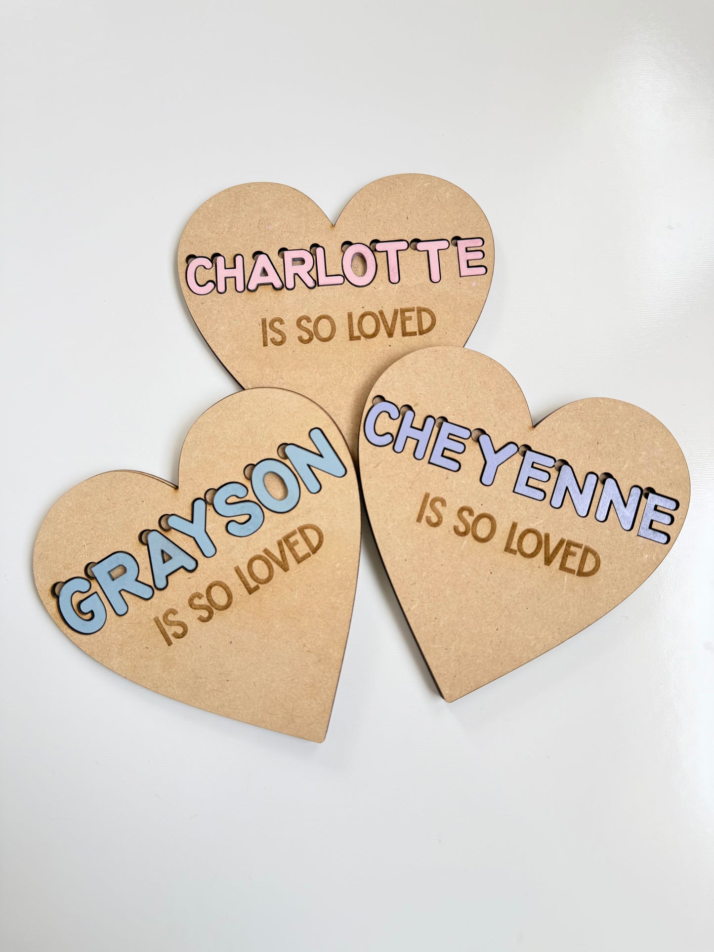 Personalized Valentine name Heart Puzzle