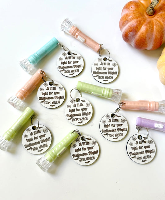 Personalized flashlight Favors