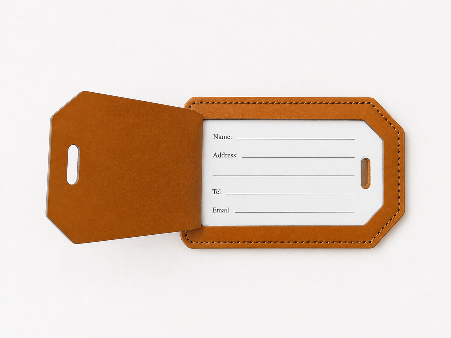Leatherette luggage Tags