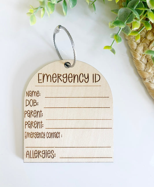 Emergency ID tag