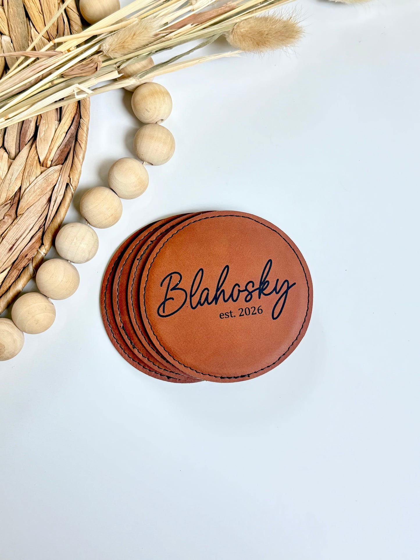 Leatherette Coasters