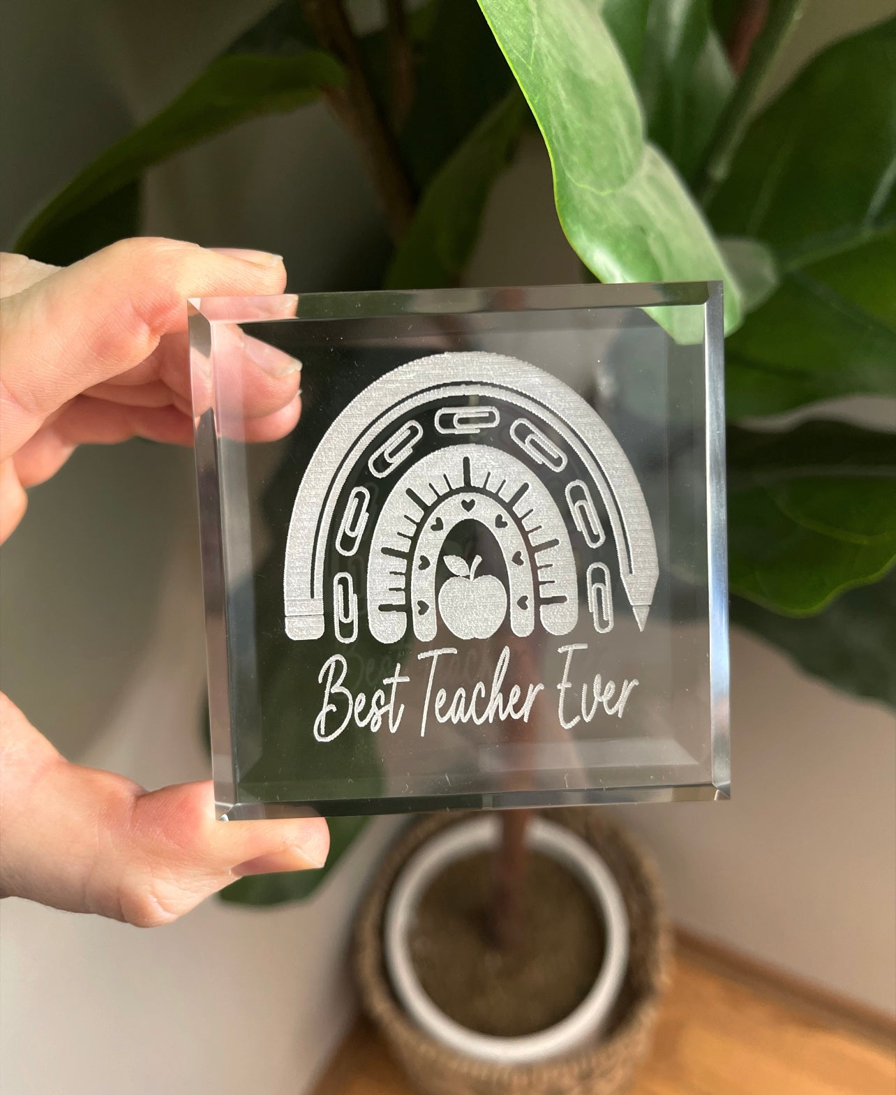 Teacher Acrylic Paperweight