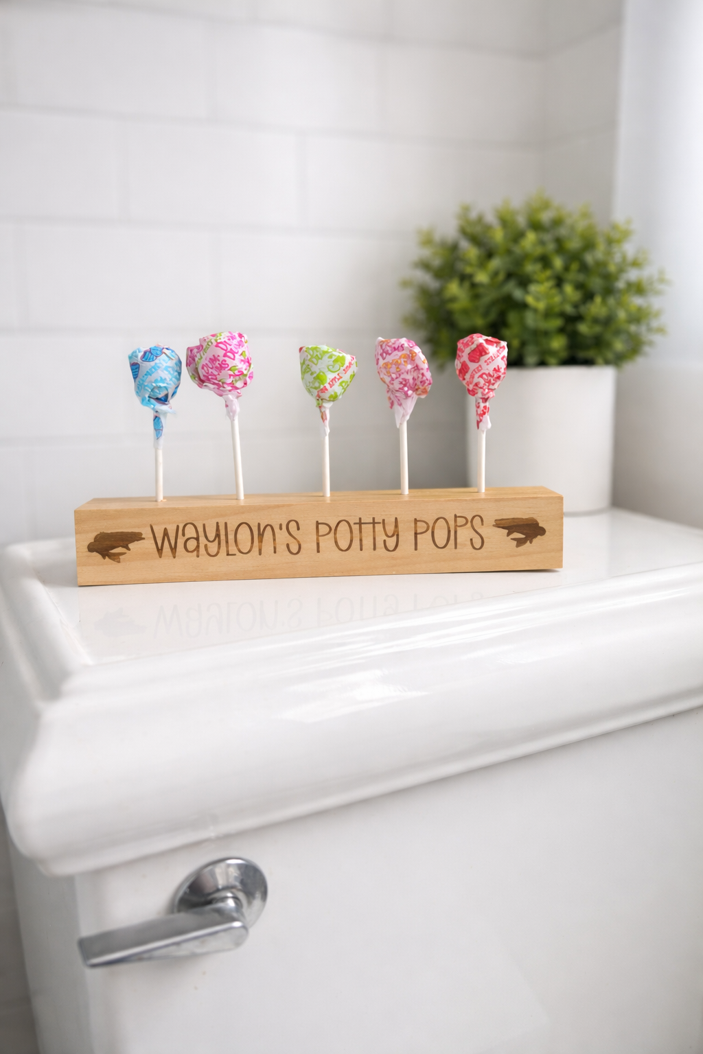 Potty pop sign