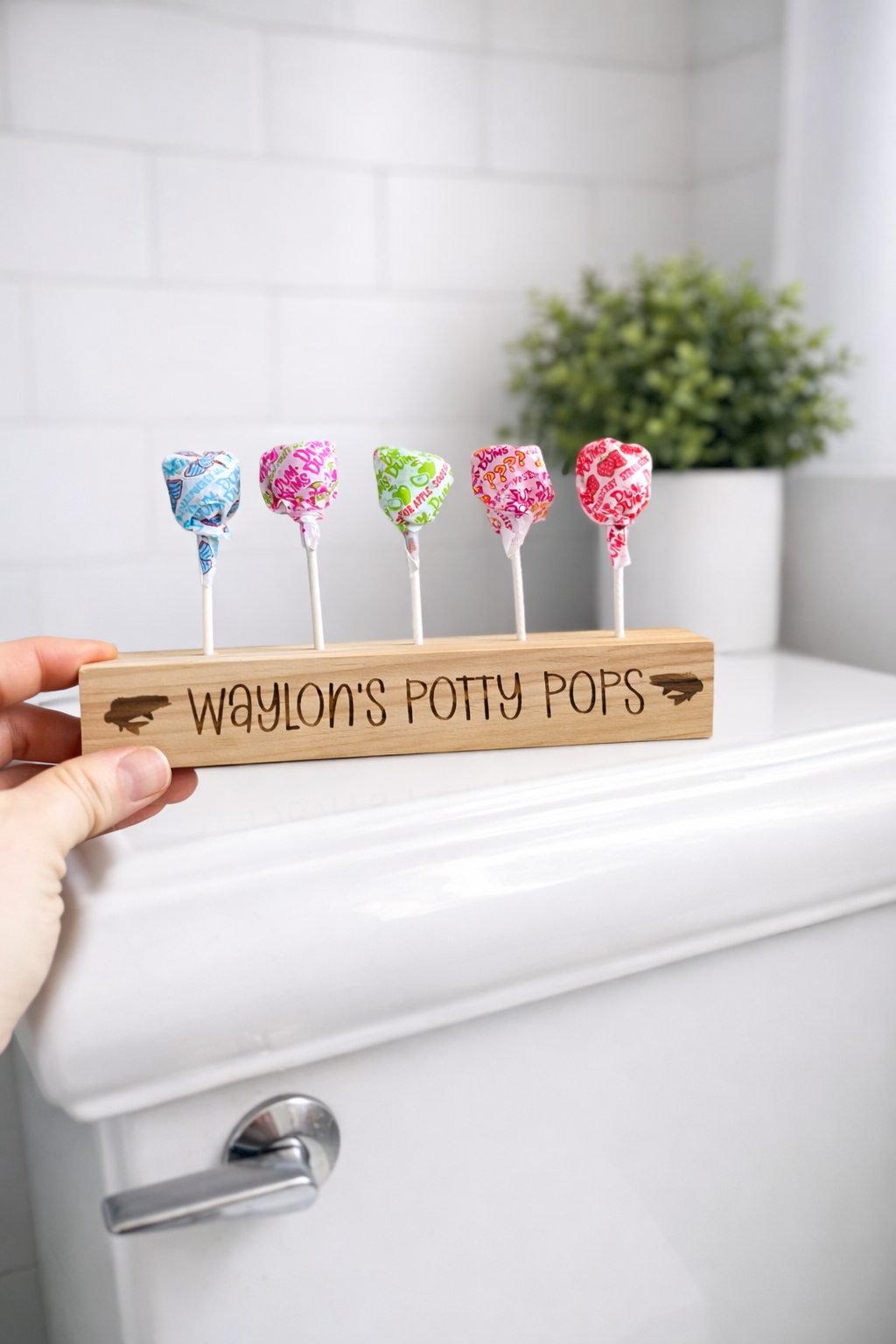 Potty pop sign