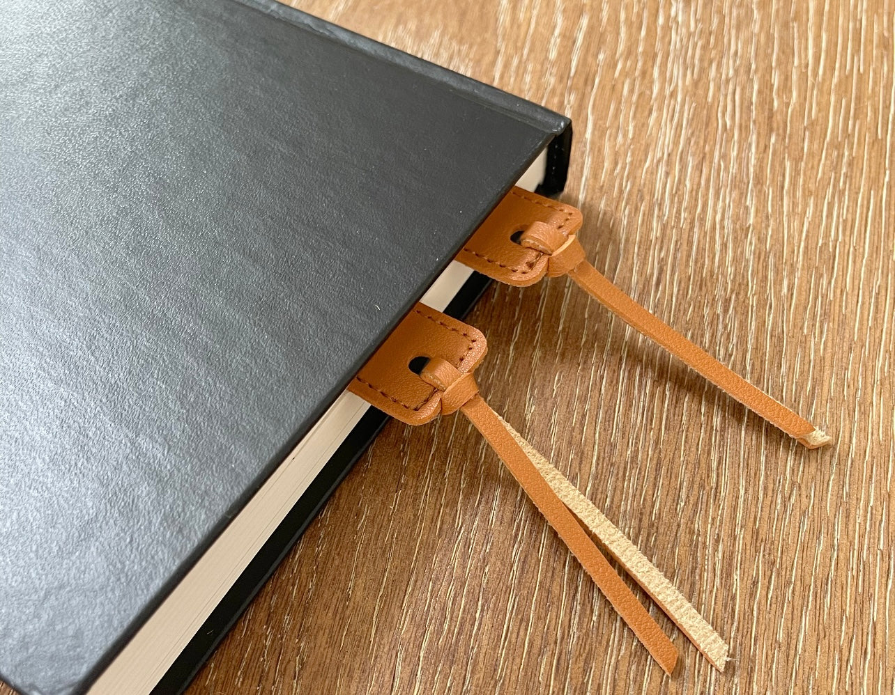 Faux Leather Bookmark