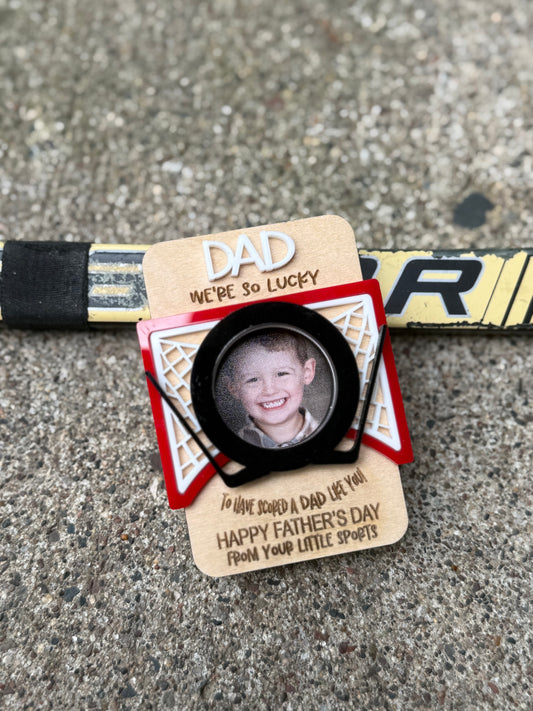 Hockey Magnetic Photo Frame
