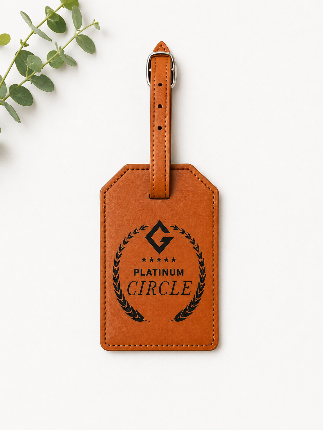 Leatherette luggage Tags