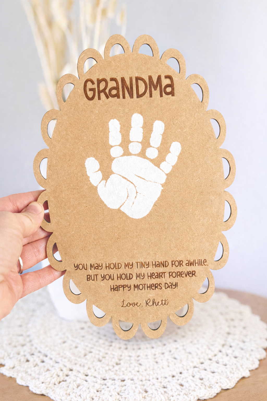 Mother’s Day Handprint sign