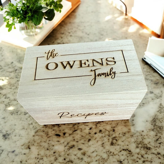 Personalized Recipe Box