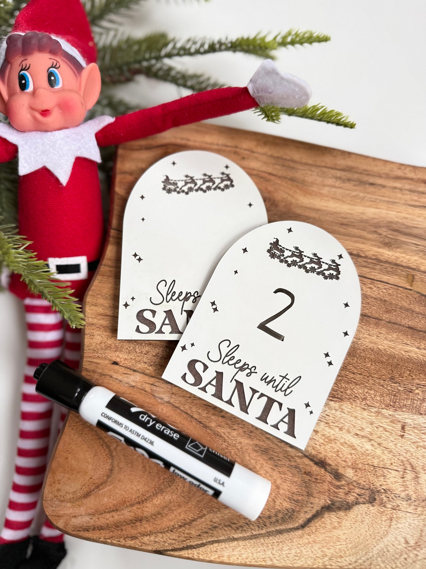 Sleeps until Santa Magnet