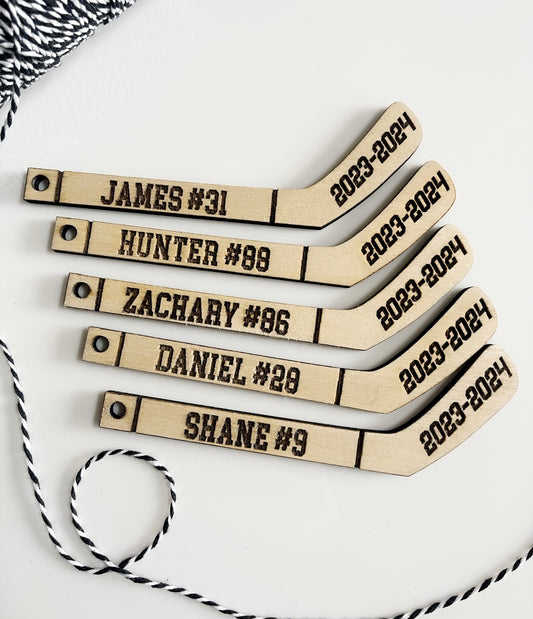 Hockey stick personalized