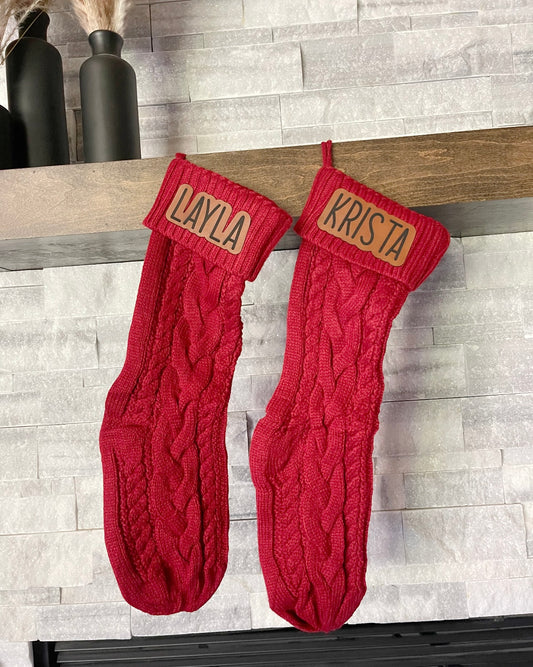 Christmas stockings cutout style