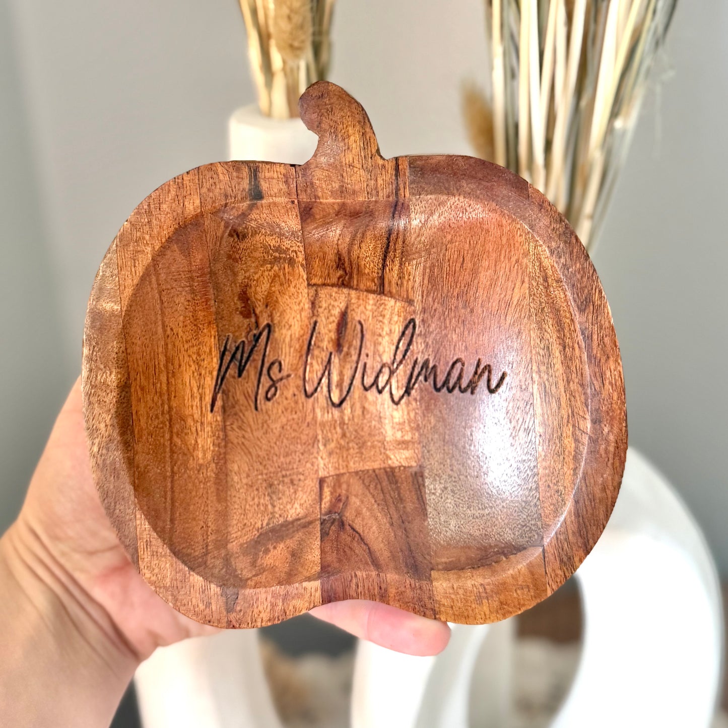 Personalized Teacher Pumpkin Bowl