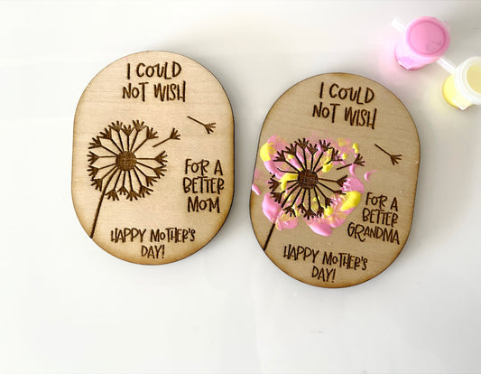 Mother’s Day Fingerprint magnet DIY craft