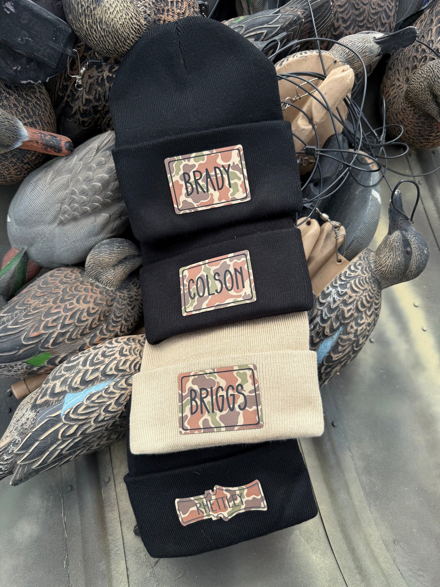 Camo Patch Beanie