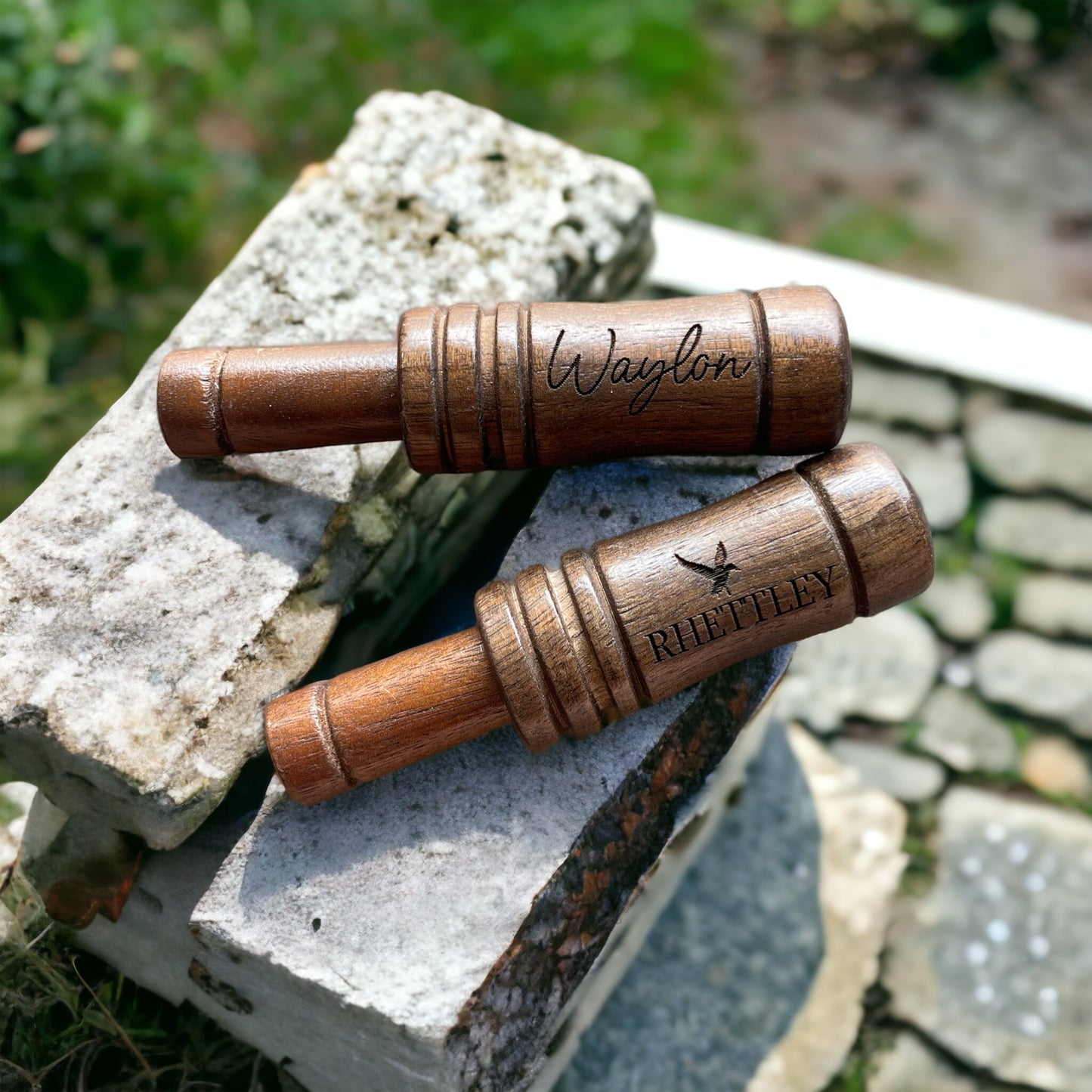 Personalized wood duck call