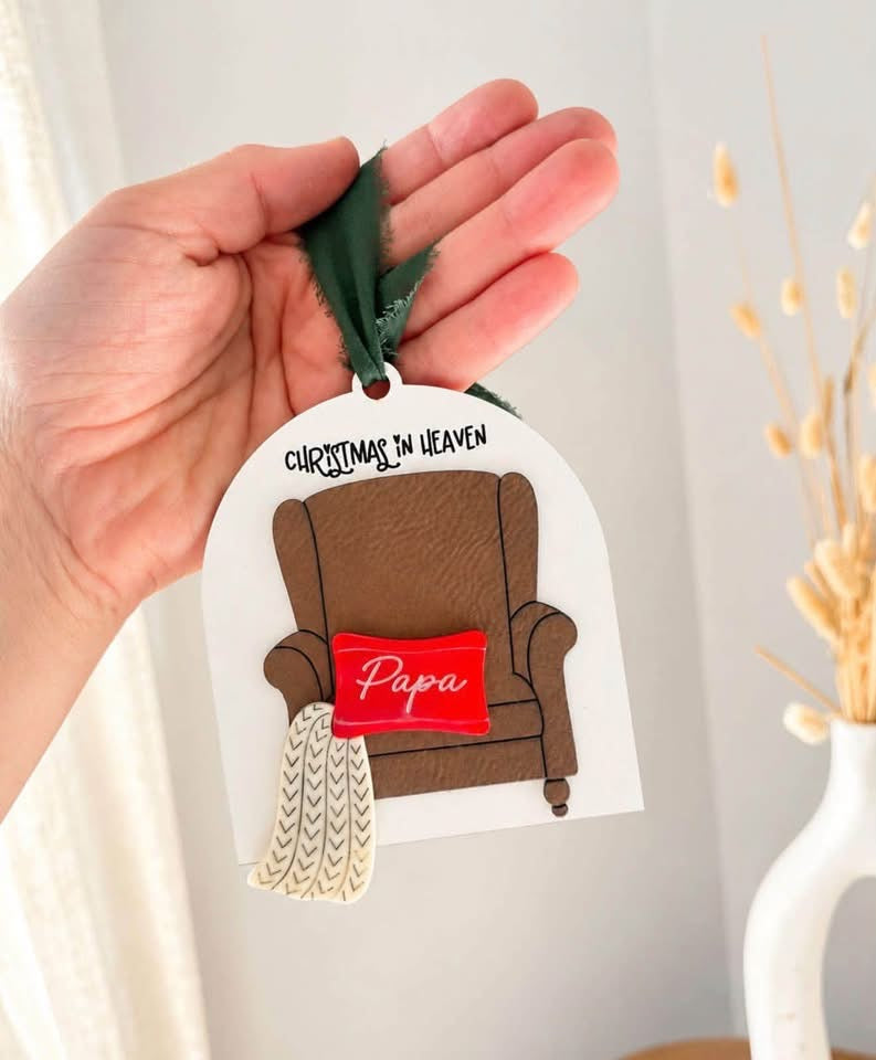 Christmas in Heaven ornament