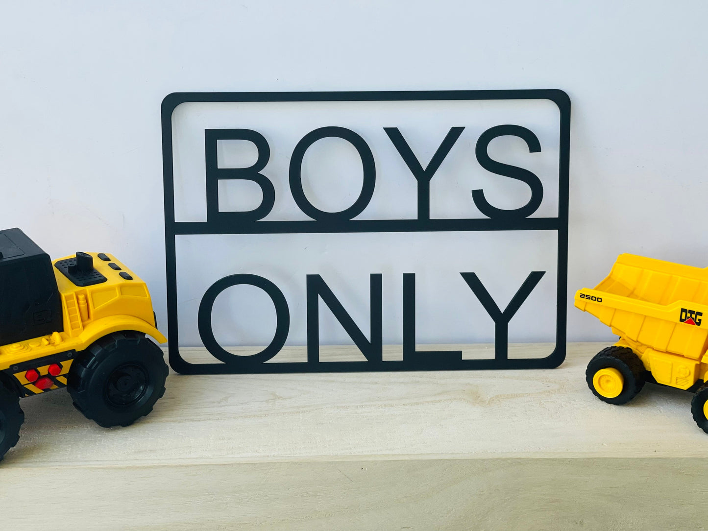 Boys only sign, boys only cutout sign, cutout sign for boys only