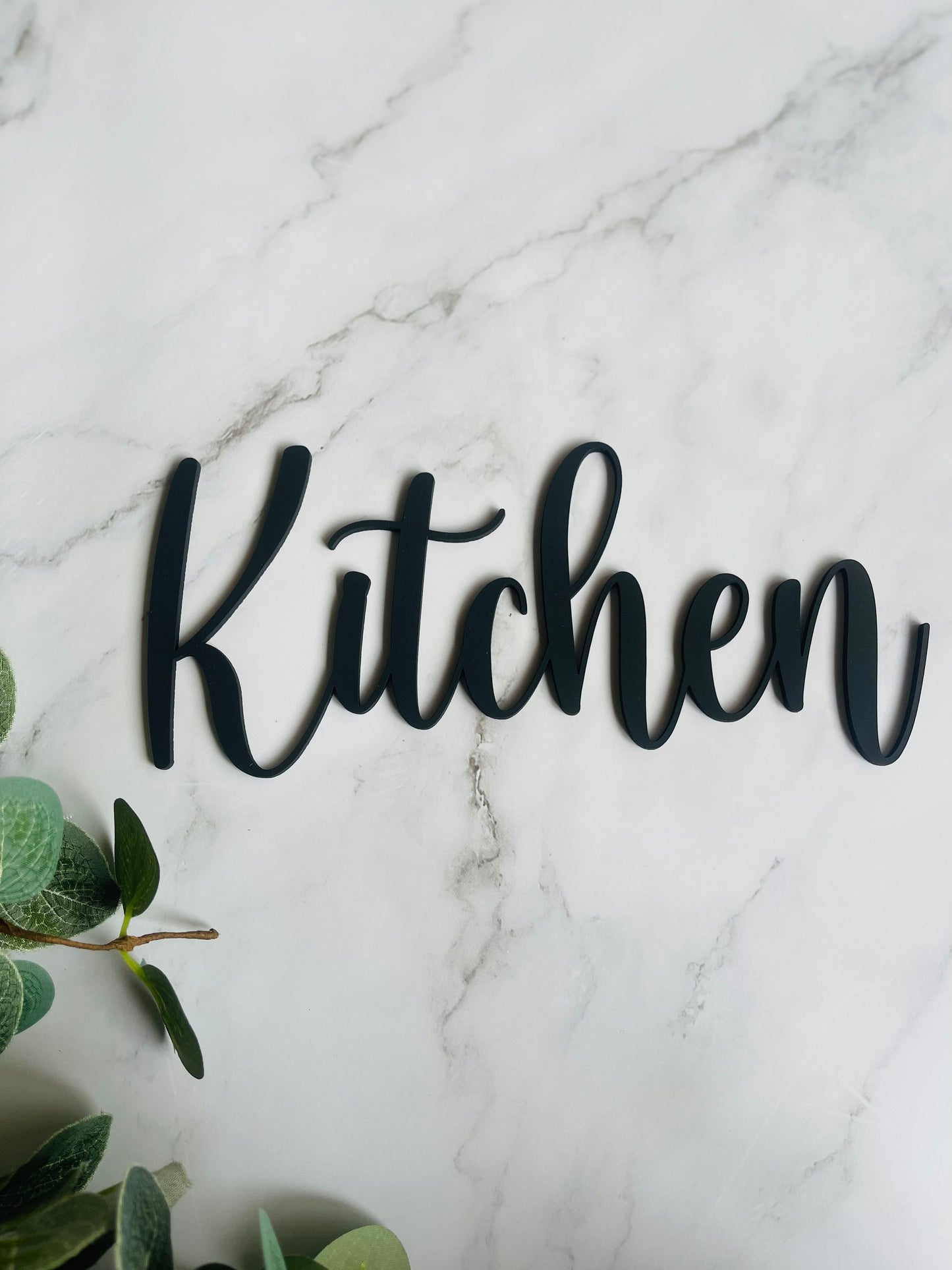 Kitchen cutout, kitchen word cutout, signs for kitchen