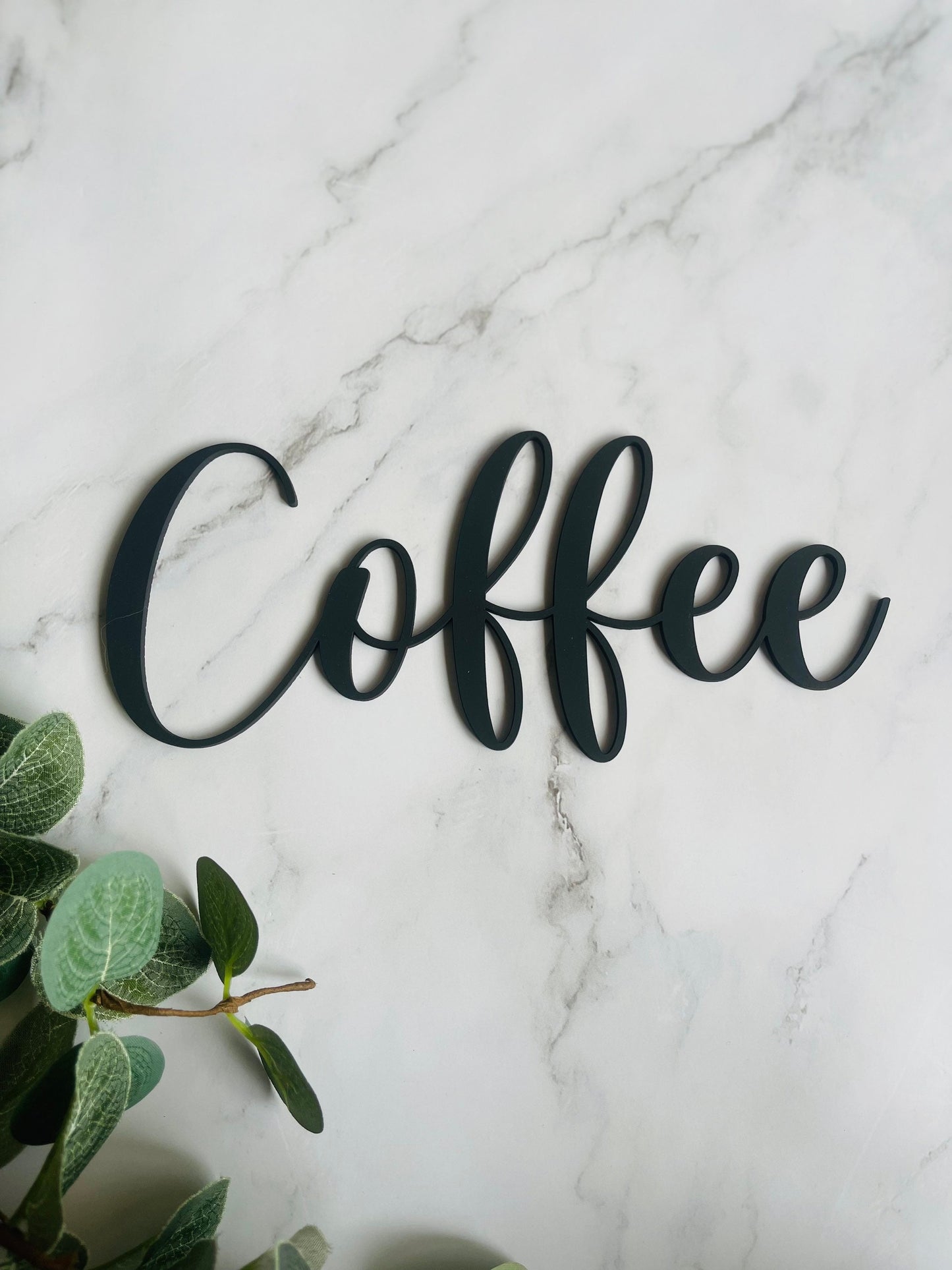 Coffee cutout sign, cutout coffee sign